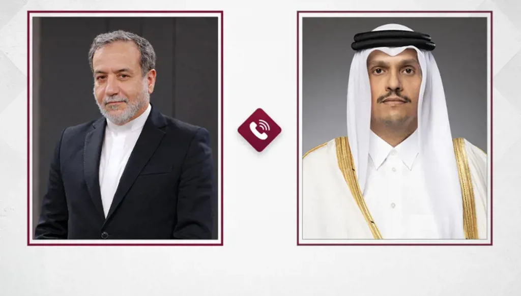 رئيس وزراء قطر لعراقجي: اعتداءات إيران لا يمكن أن تمر من دون رد