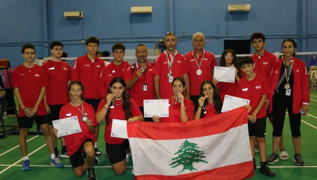 ميدالية برونزية للبنان في "بادمنتون" العرب