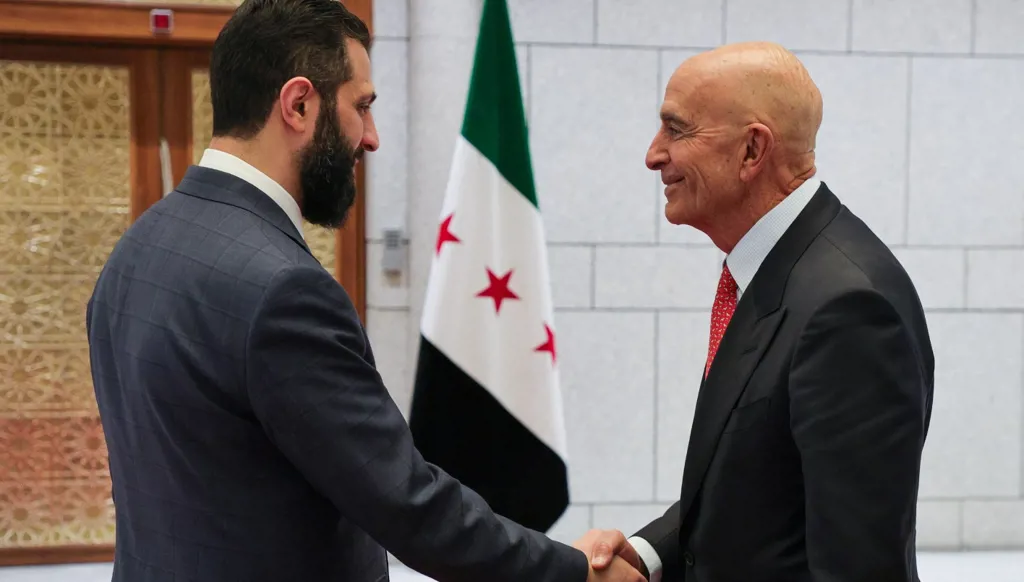 برّاك: أهداف الشرع تتماشى مع أهدافنا