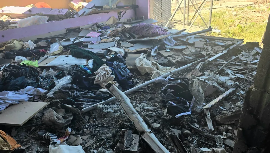 دمار جرّاء الغارات الإسرائيلية.