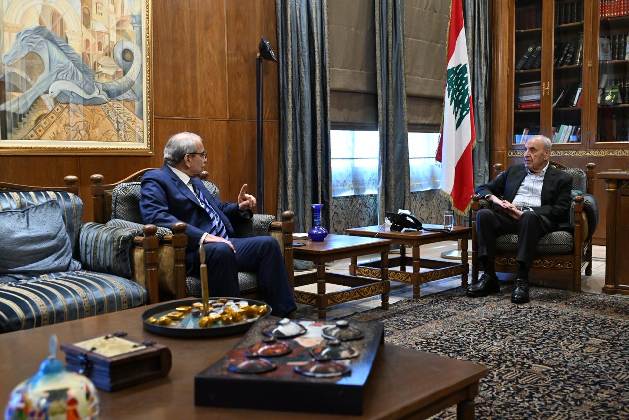 لقاء بري-سلام في عين التينة (حسام شبارو)