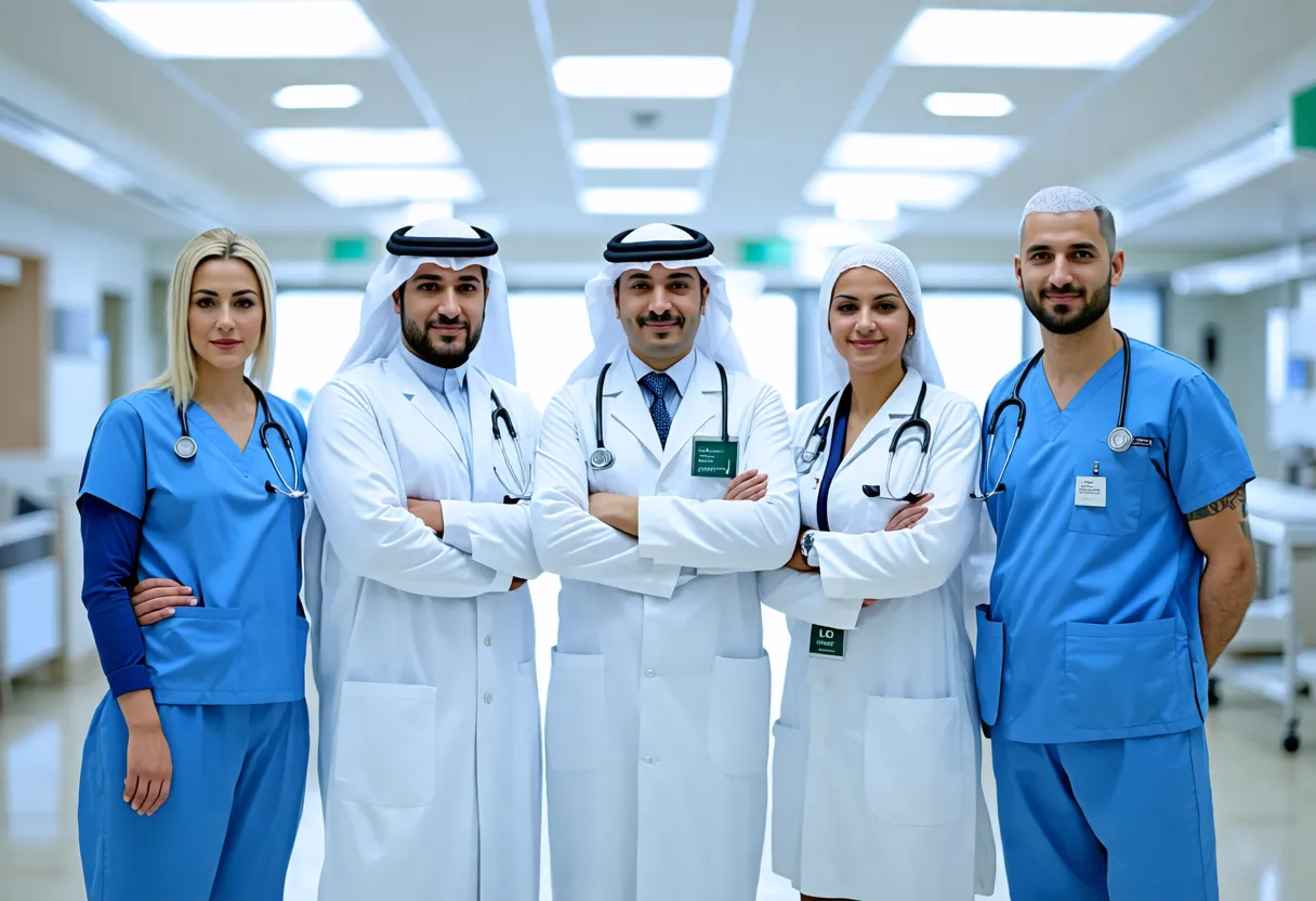 فريق طبّي سعودي (وكالات)