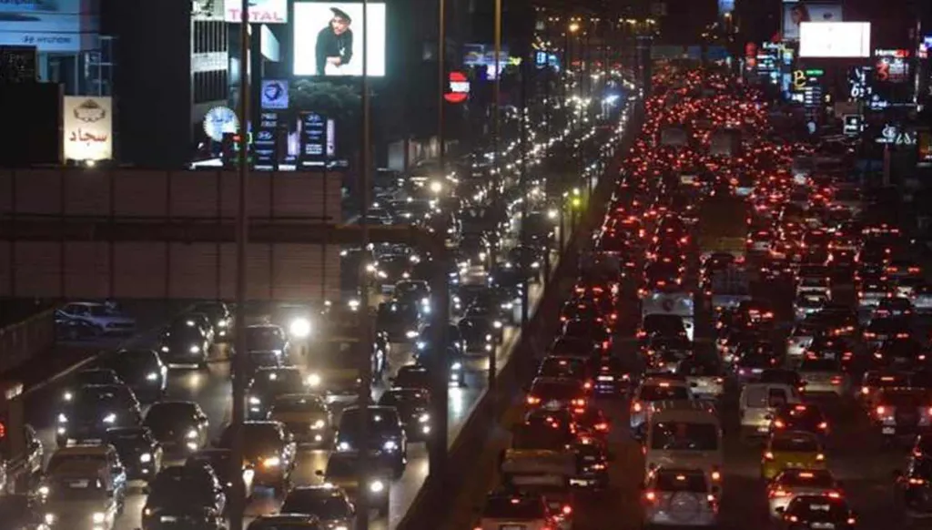 زحمة سير خانقة