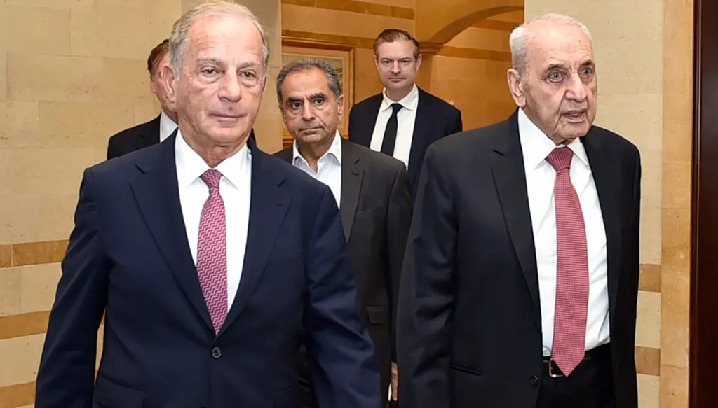 السفير الأميركي يلتقي نبيه بري في عين التينة