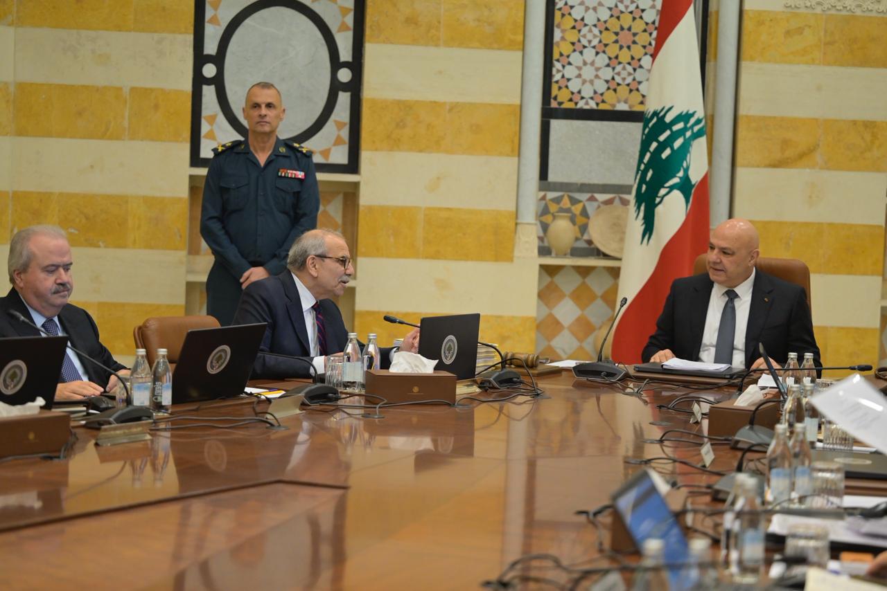 جلسة لمجلس الوزراء في بعبدا (نبيل إسماعيل)