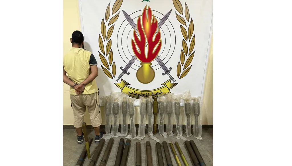 توقيف مهَرِّب أسلحة من سوريا إلى لبنان وضبط قذائف حربيّة