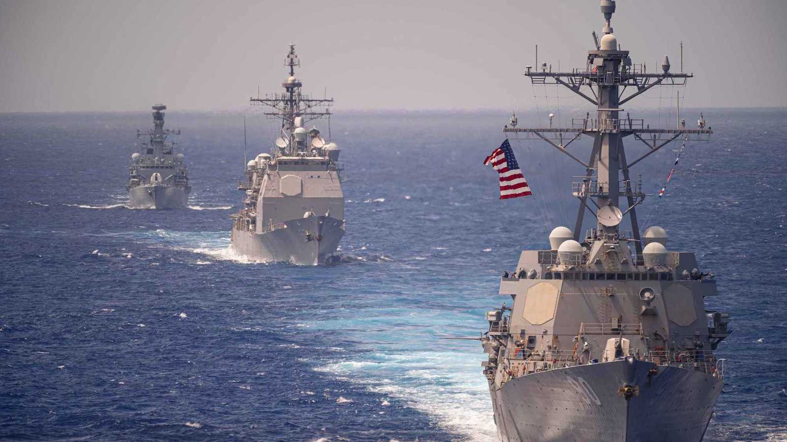 بوارج حربية أميركية في بحر الكاريبي (أرشيفية)