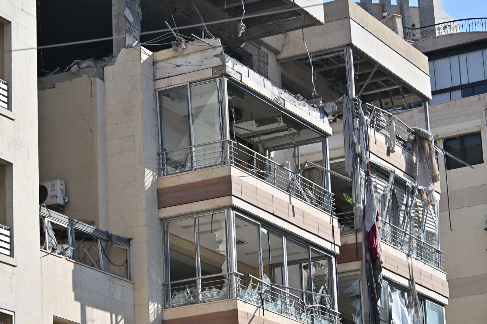 استهداف للضاحية الجنوبية. (النهار)