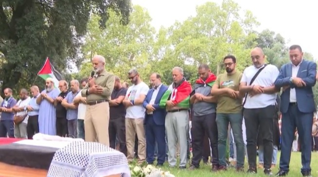 تشييع مرح أبو زهري في بيزا الإيطالية (اكس)