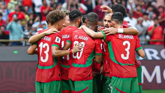 Joueurs de l'équipe marocaine (X).