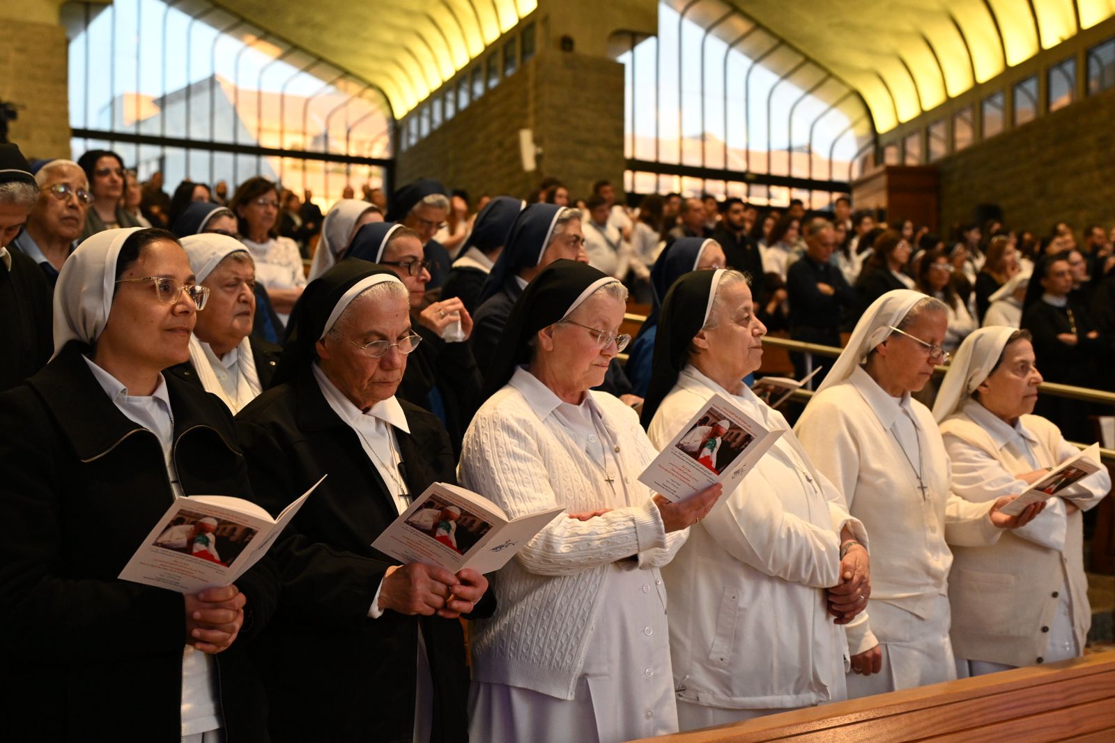 قداس في حريصا (حسام شبارو).