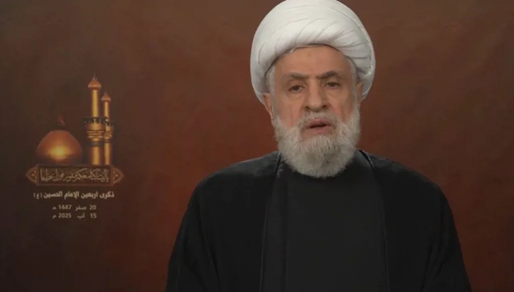 "الاحتجاجات قد تصل إلى السفارة الأميركية"... نعيم قاسم يهوّل بانفجار داخلي ويحمل الحكومة مسؤوليته: إما أن نعيش معاً وإما على الدنيا السلام