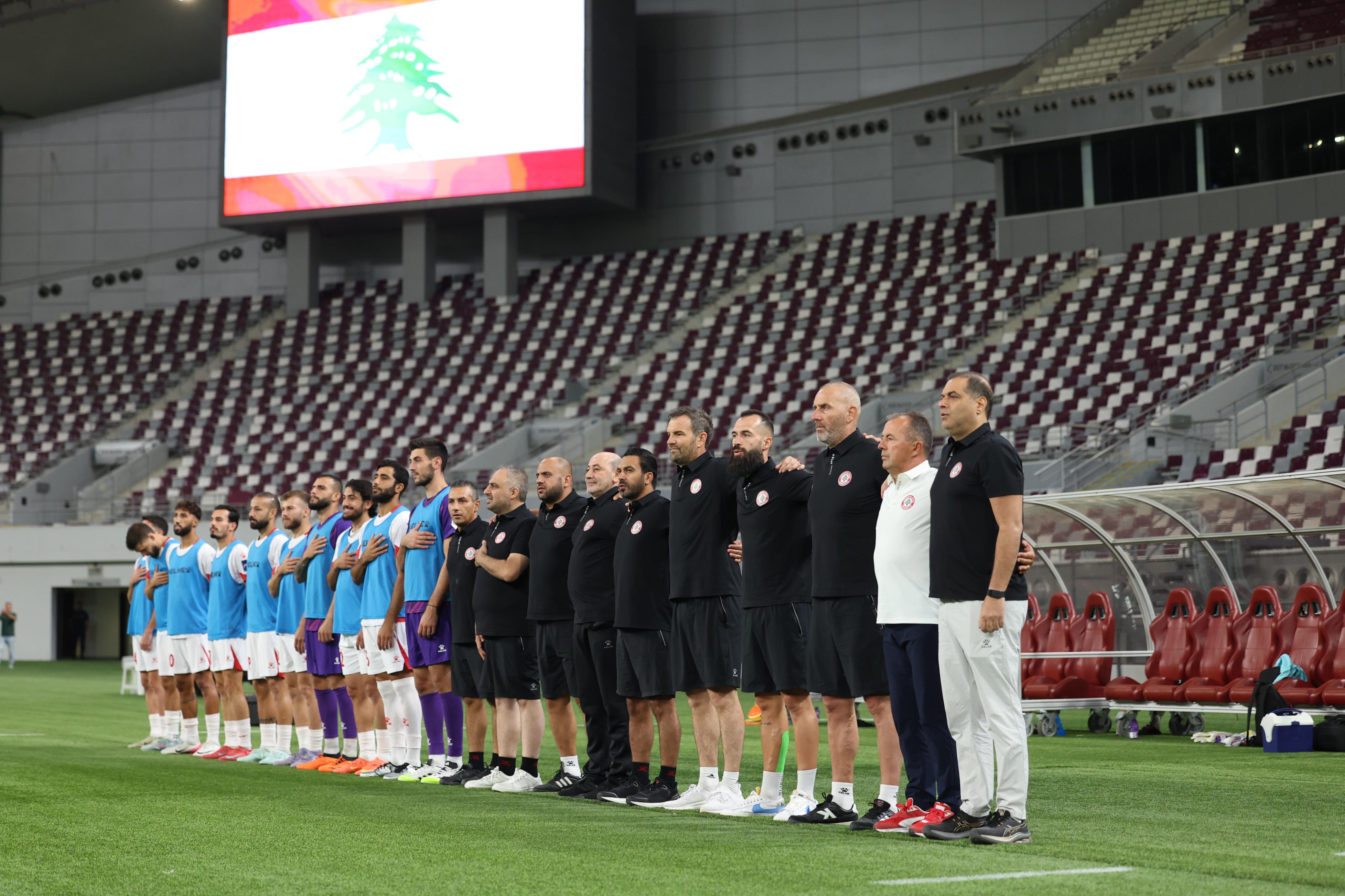 دكة البدلاء للمنتخب اللبناني (الاتحاد اللبناني).