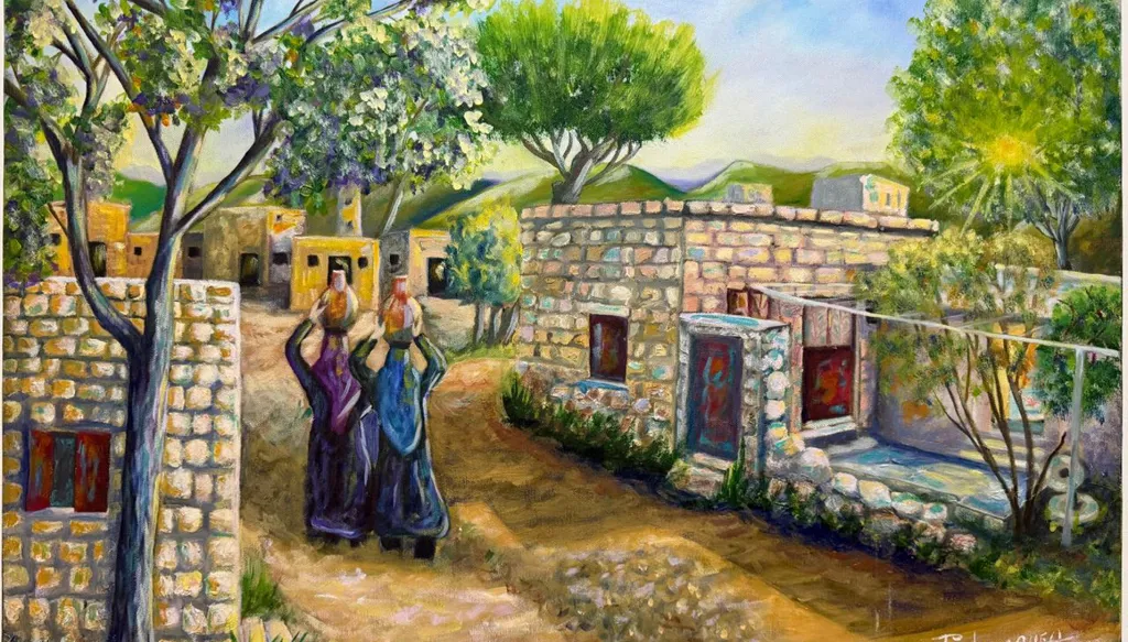 انفجار الضوء في لوحة "عبرا القديمة"