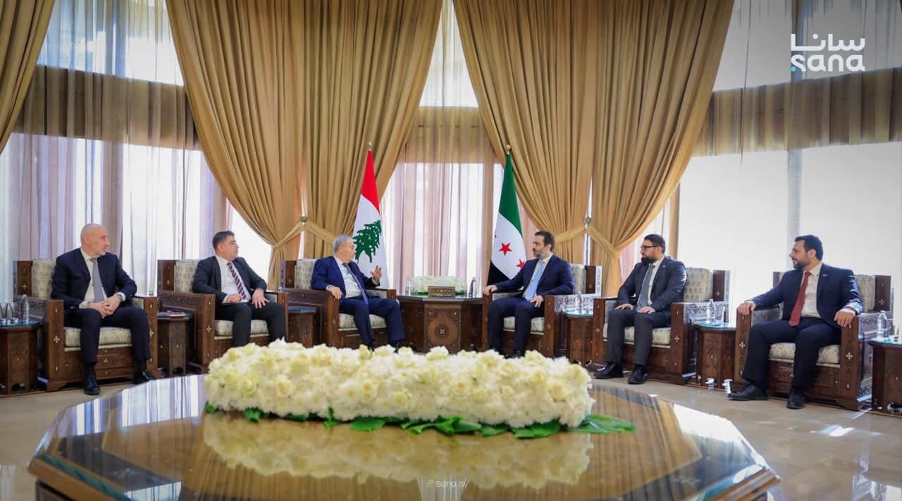 الشيباني يستقبل نائب رئيس مجلس الوزراء اللبناني (سانا)