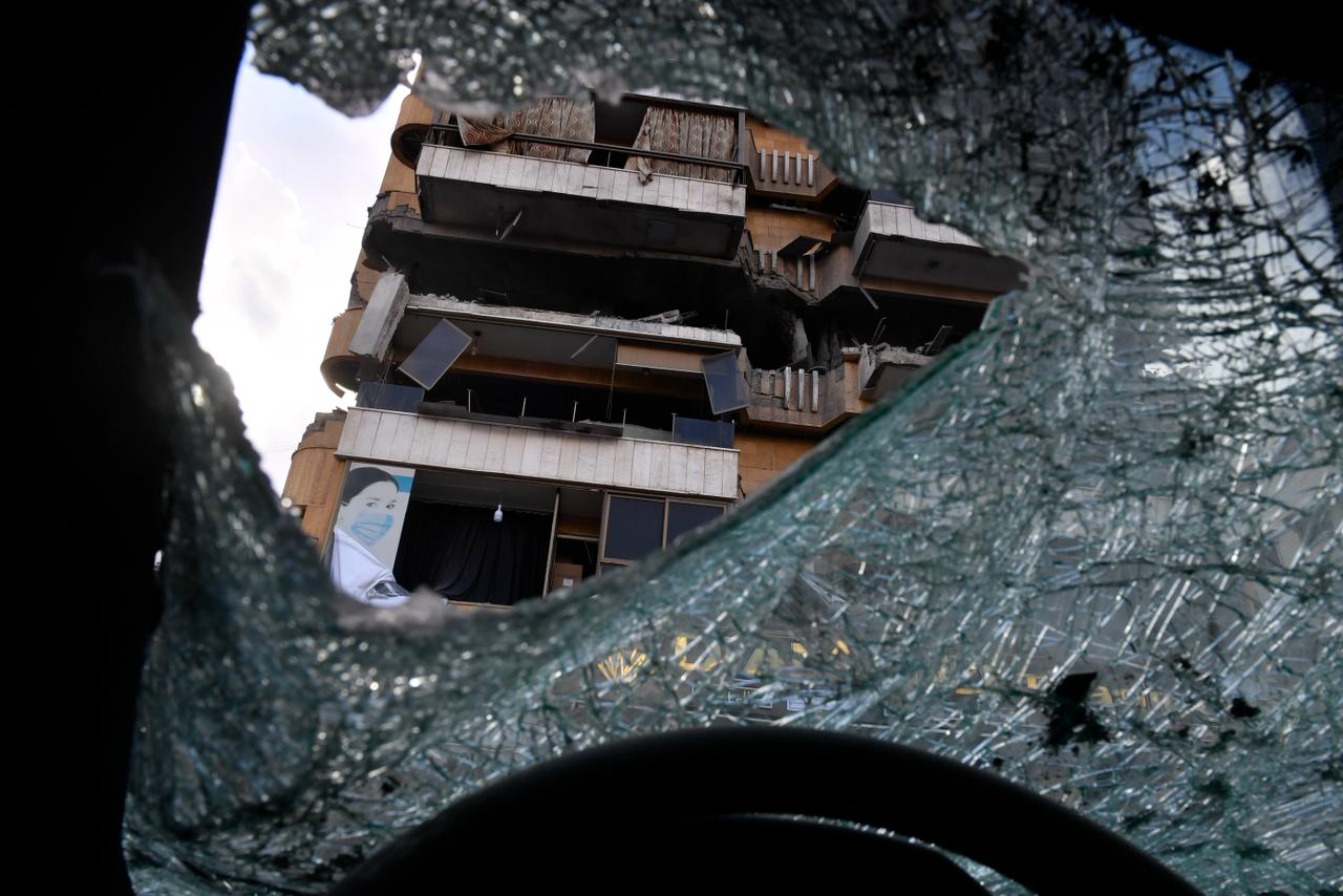 غارة إسرائيلية على الرحاب (حسام شبارو).