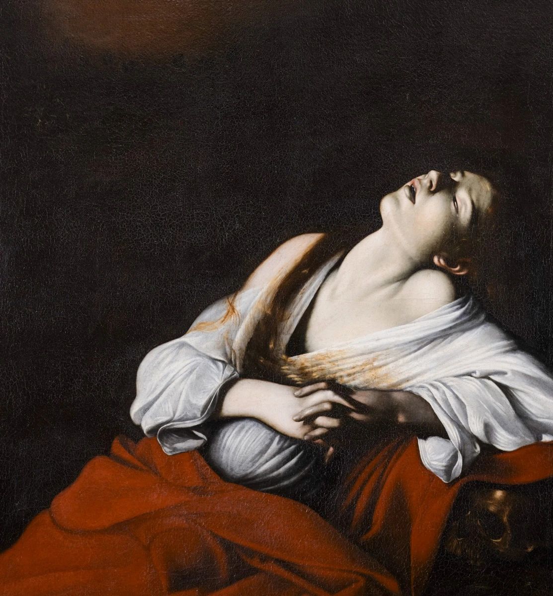 لوحة كارافاجيو 'انخطاف مريم المجدلية' الآتية إلى الهند.