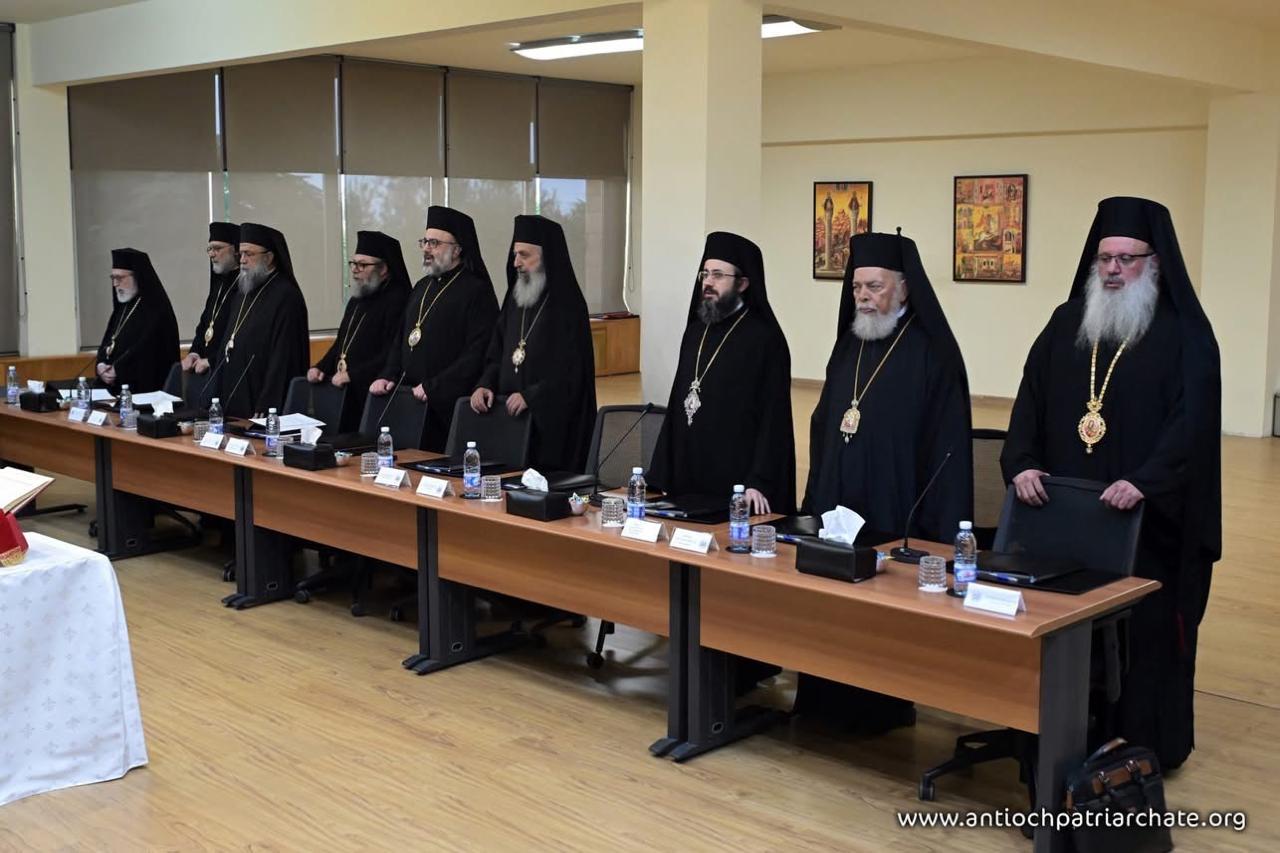 أعمال المجمع الأنطاكي المقدس (صورة مرفقة بالخبر).
