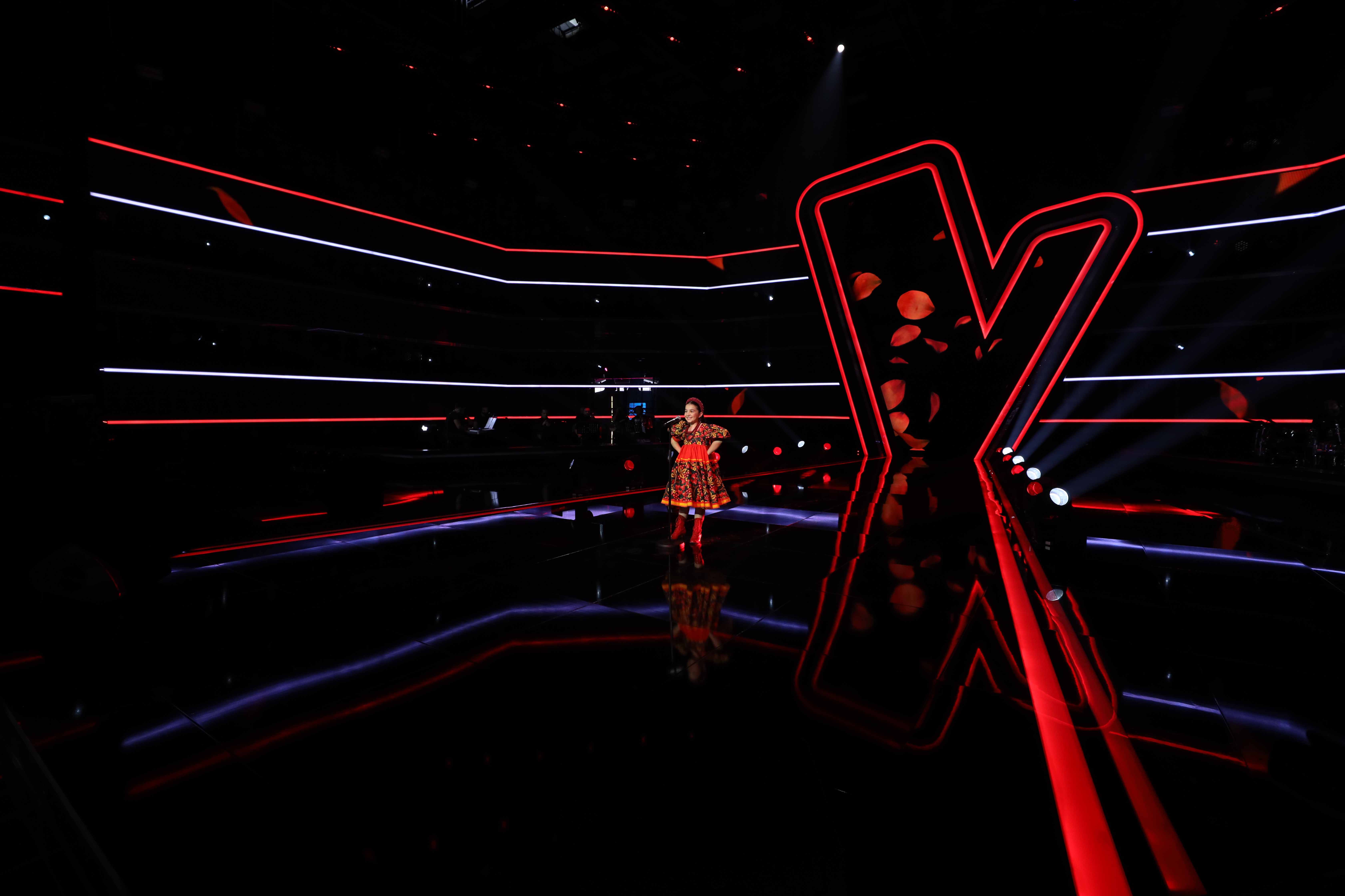 الطفلة الأردنية-الروسية إيميليا جبر في The Voice Kids.