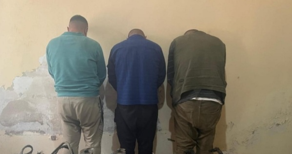 صورة للموقوفين (قوى الأمن).