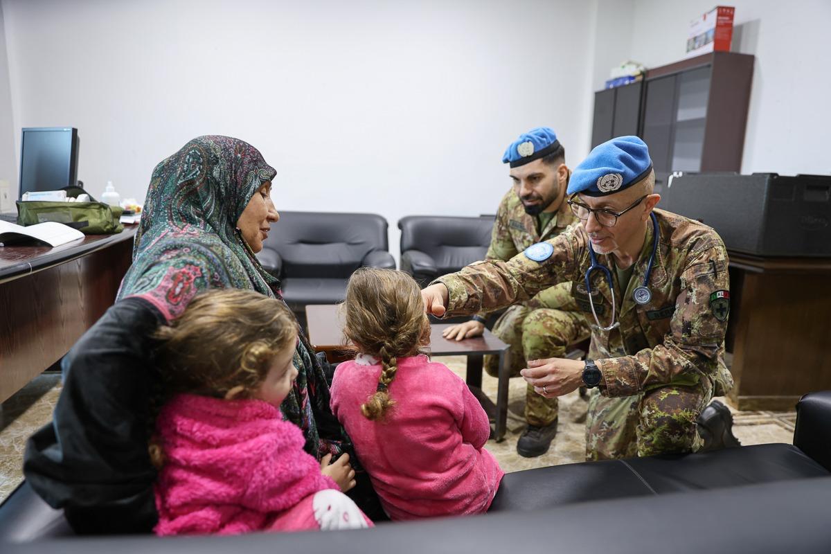 معاينة طبية إيطالية في بدياس. (إ.أ.)