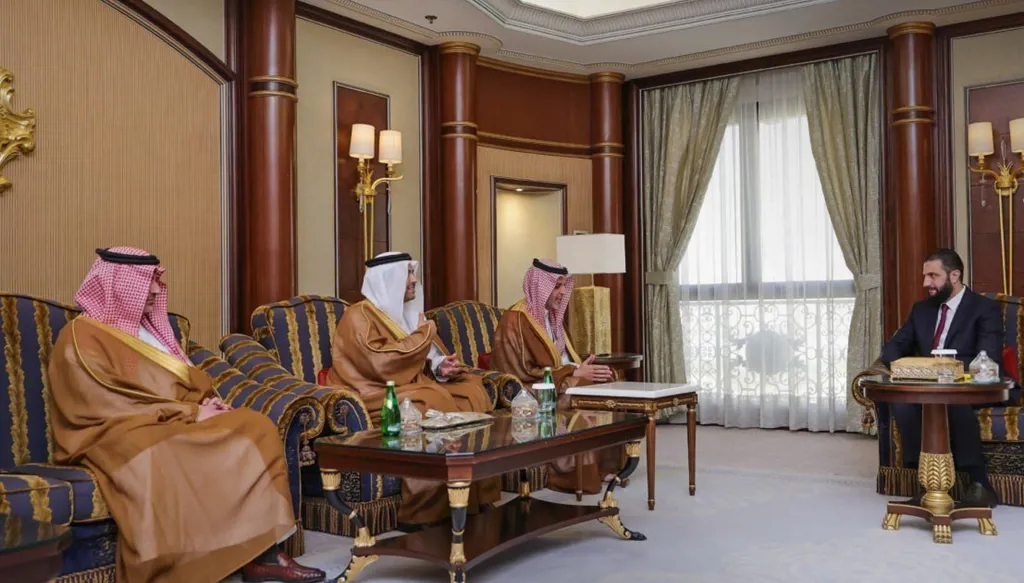 الشرع في الرياض... وسلسلة لقاءات (صور)