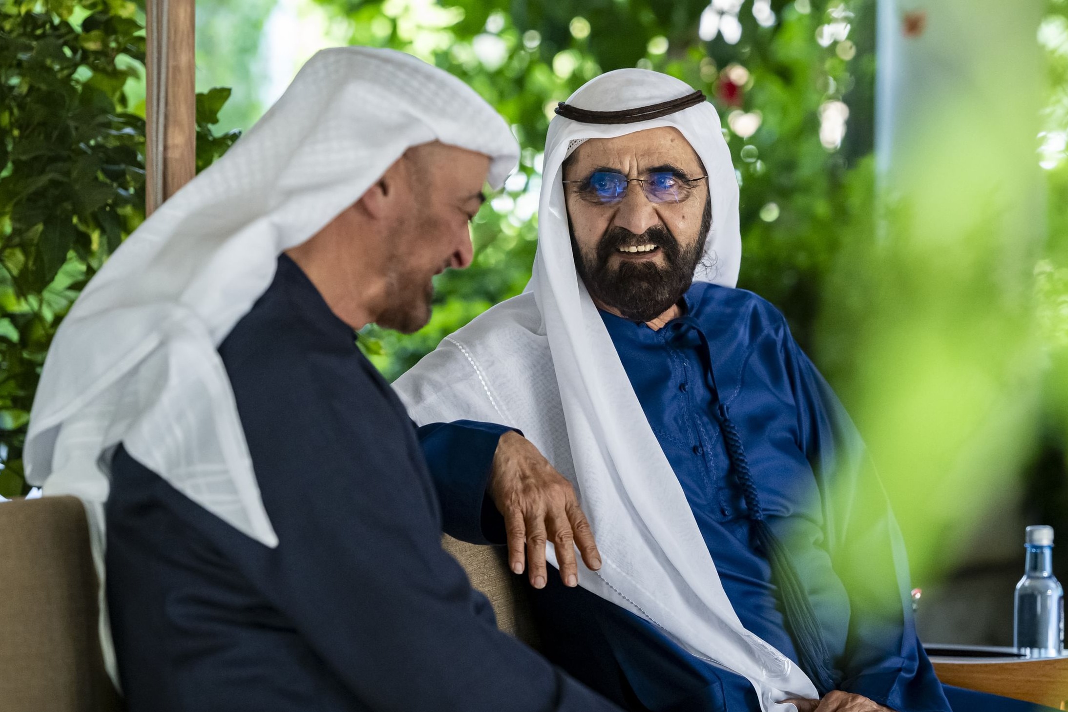 محمد بن زايد ومحمد بن راشد (وام).