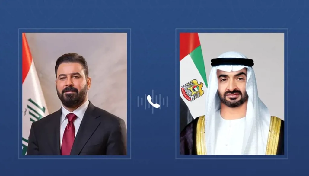 محمد بن زايد يهنئ رئيس وزراء العراق المكلف