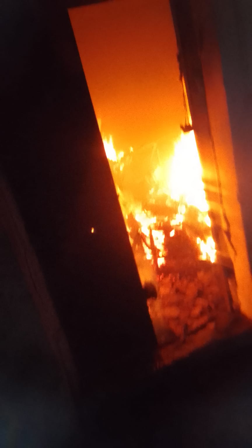 الحريق في عكار (متداول).