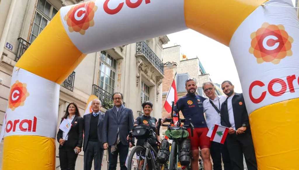 كورال تدعم مبادرة "Bye Bike Cancer" في رحلة إنسانية  من باريس إلى بيروت لصالح مركز سرطان الأطفال