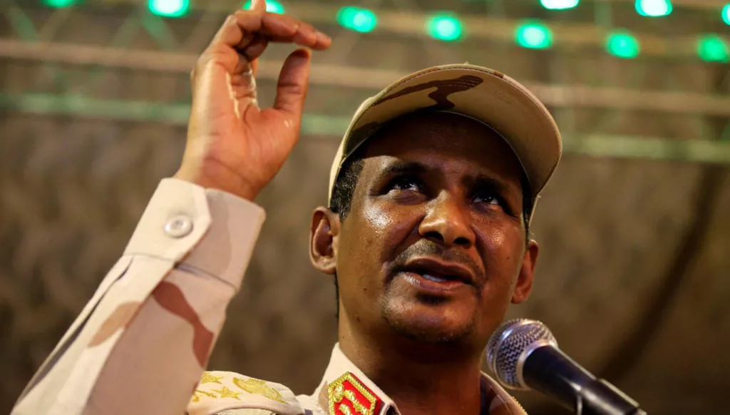 قائد الدعم السريع يعلن قيام حكومة موازية في السودان