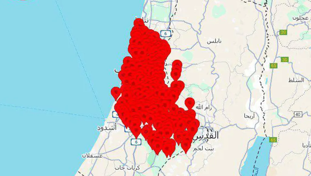 انطلاق صافرات الإنذار في القدس وسماع دوي انفجارات