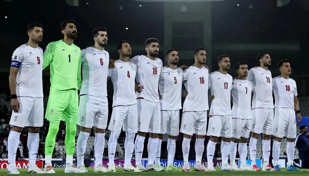 لاعبو إيران. (أ ف ب)