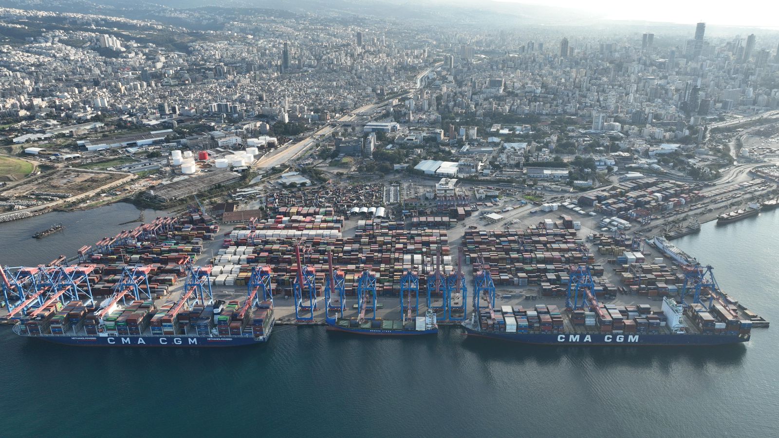 مرفأ بيروت. (رسمي)