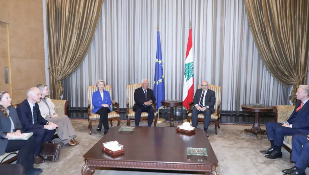 Von der Leyen in Beirut: EU urges full respect for Lebanon–Israel ceasefire