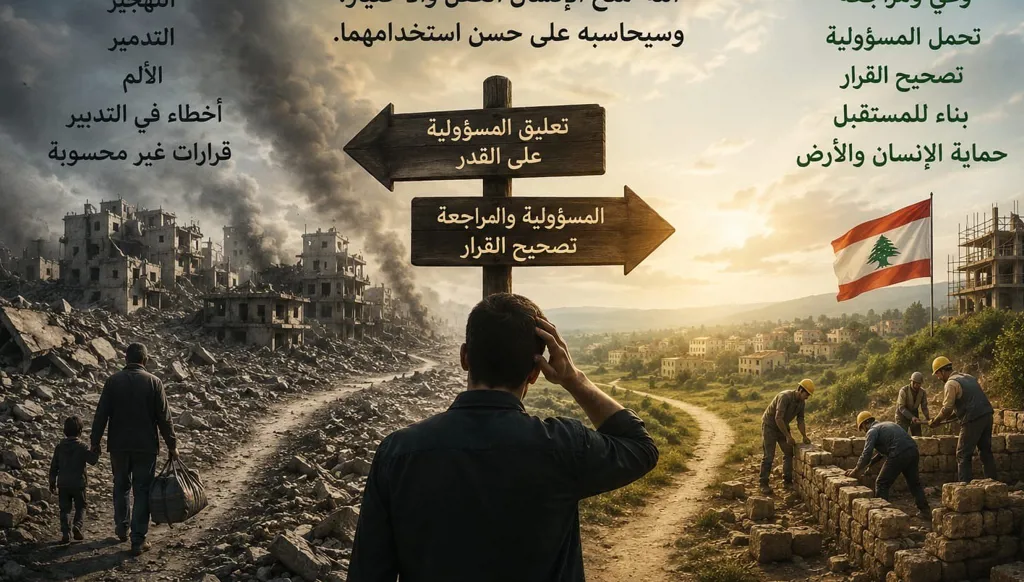 بين القدر والمسؤوليّة: هل نملك شجاعة المراجعة بعد ما أصاب الجنوب؟