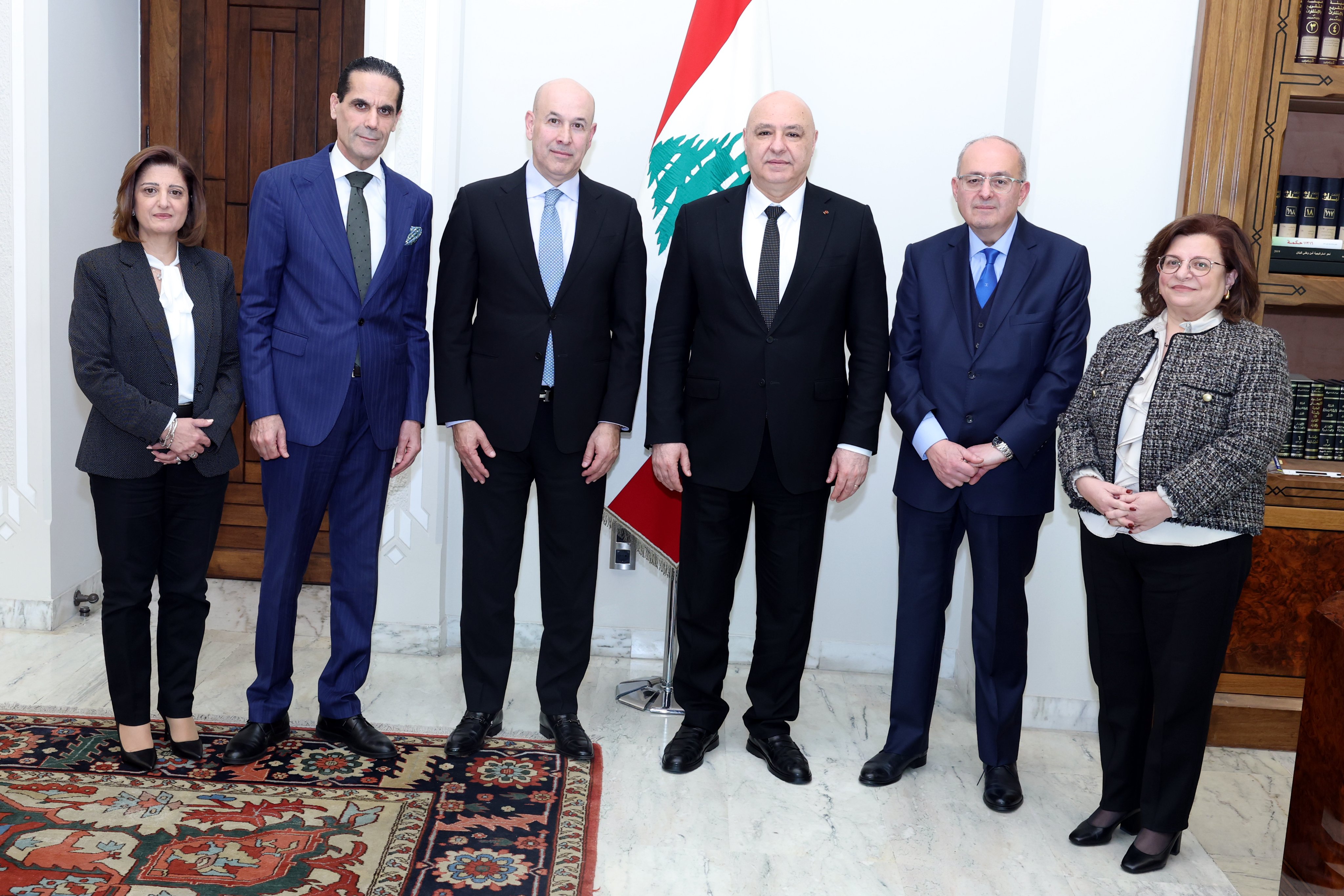 عون يلتقي وفداً من ديوان المحاسبة. (رئاسة الجمهورية)