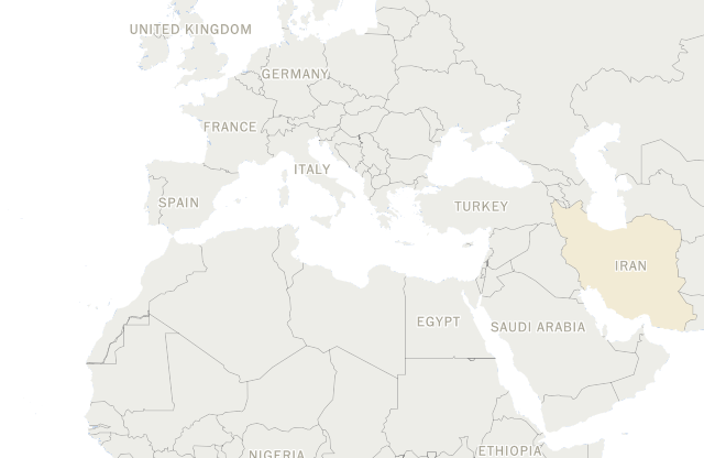 خريطة الانتشار العسكري (واشنطن بوست).