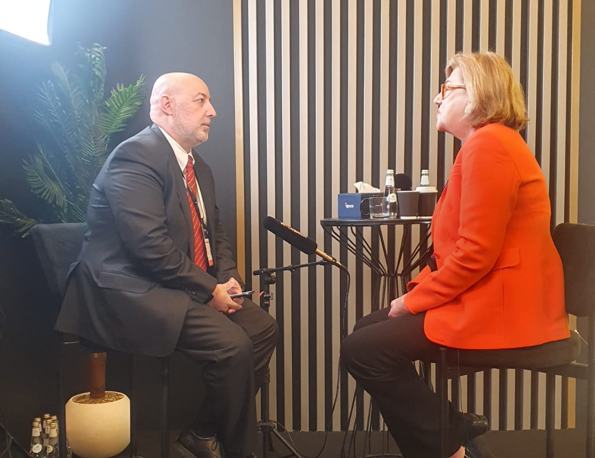 The interview in Momentum 2025 Forum, Riyadh, KSA. (Annahar)