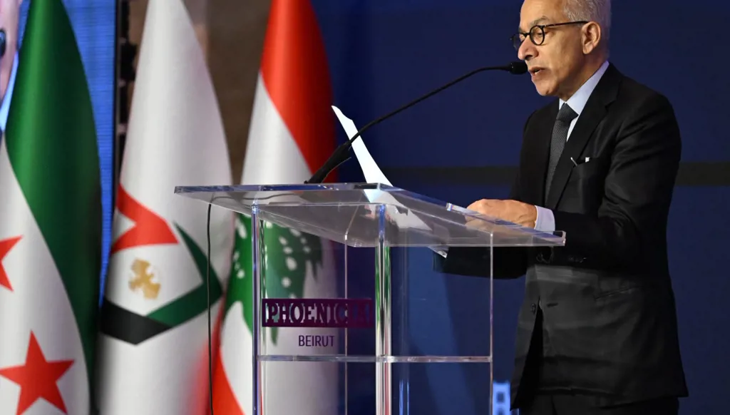 وزير الاقتصاد اللبناني عامر البساط (حسام شبارو)