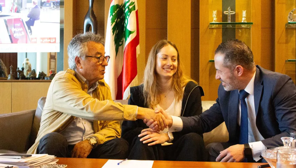 اتفاقية رعاية لبطلة التايكواندو ليتيسيا عون بين المقدسي وظريفة