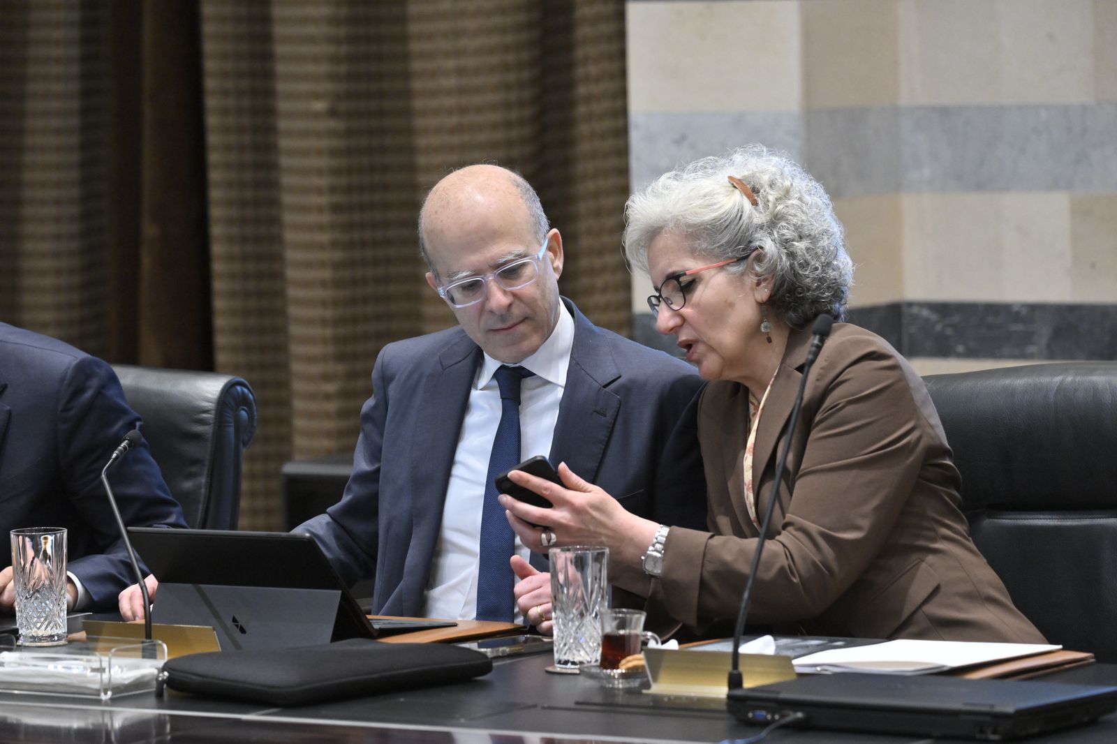 وزيرة  التربية ريما كرامي (نبيل اسماعيل)