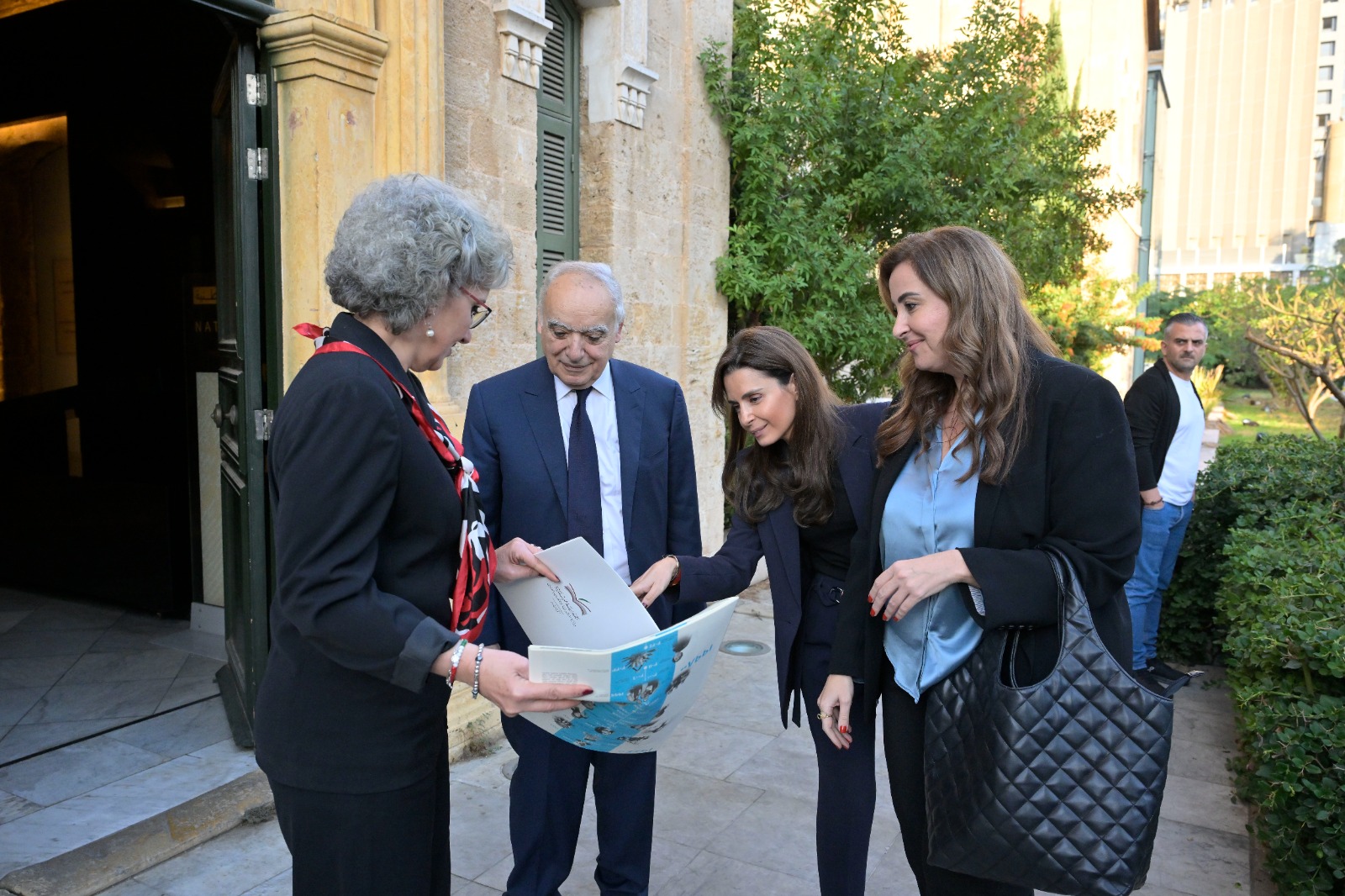 لقاء وفد النهار مع وزيرة التربية ريما كرامي (نبيل اسماعيل).