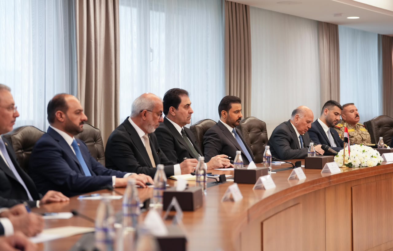 جلسة مباحثات موسّعة بين وفدَي الأردن والعراق (واع).