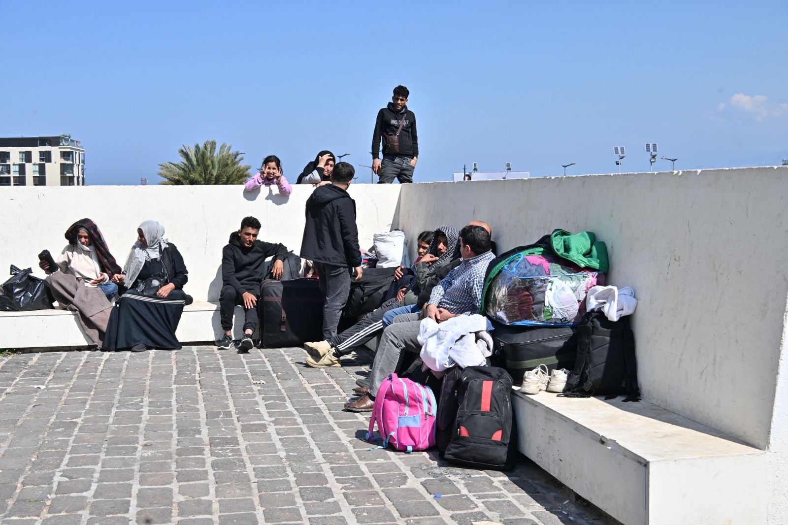 نازحون في وسط بيروت (حسام شبارو)