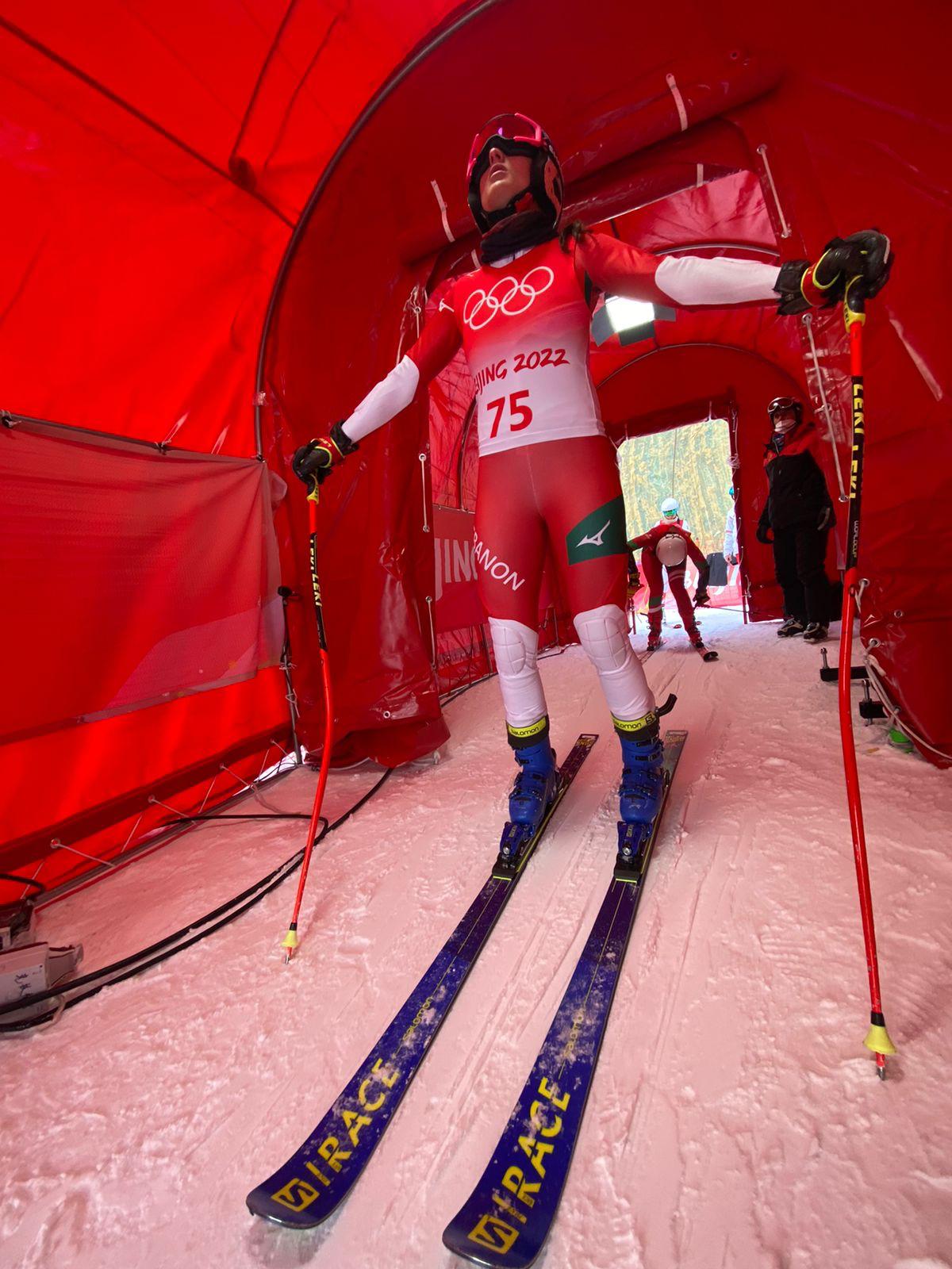 مانو عويس ممثلة لبنان في أولمبياد 2026. (وكالات)