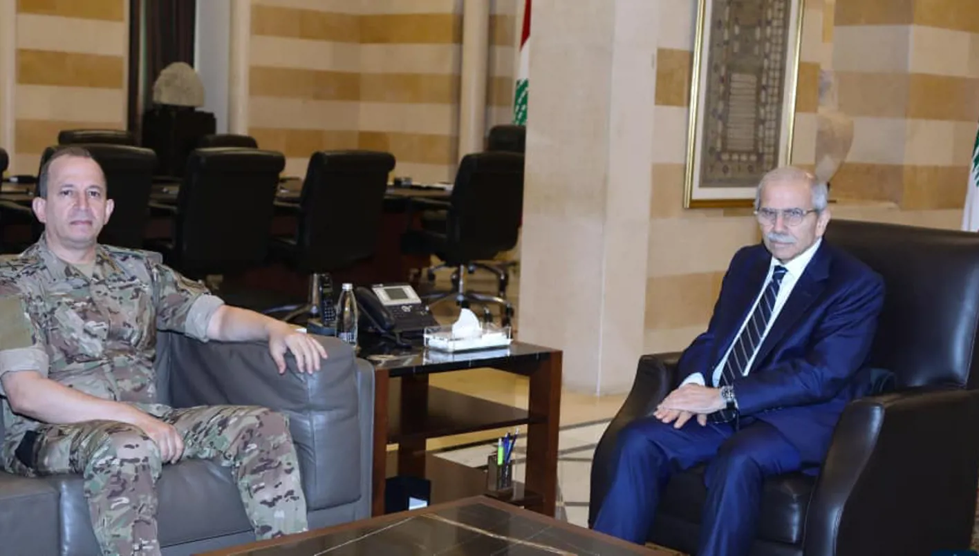 Rencontre entre le Premier ministre libanais et le chef de l'armée