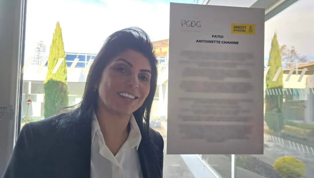 إطلاق اسم المناضلة أنطوانيت شاهين على باحة مدرسة فرنسية (صور)