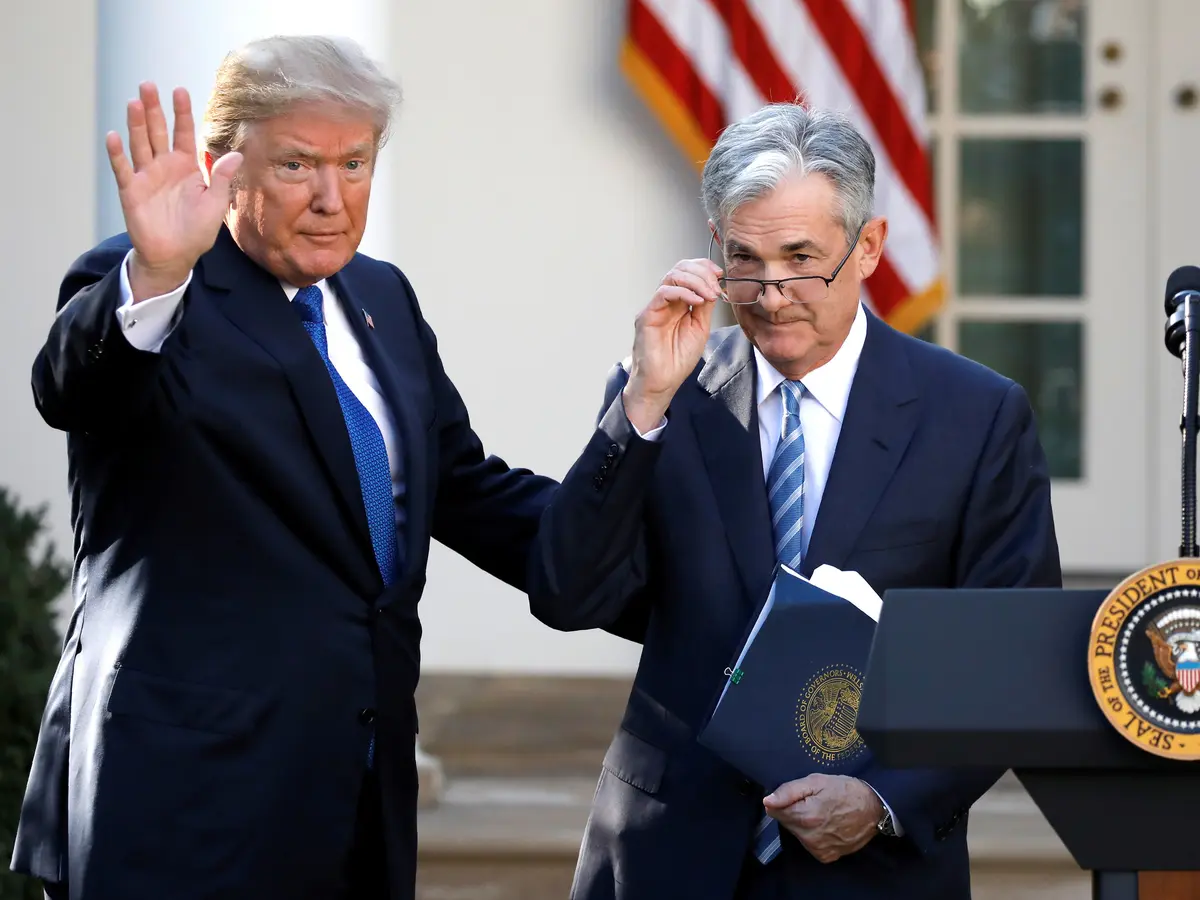 ترامب وباول (وكالات)