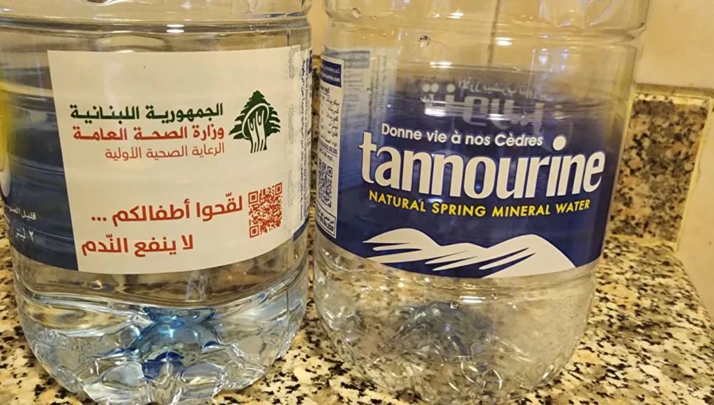 وزارة الصحة اللبنانية توقف مياه "تنورين" وتسحب منتجاتها